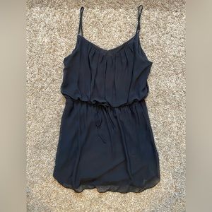 NWT little black dress with tie, size 14
